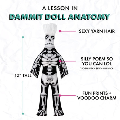 - Limited Edition - Dammit Skeleton Doll - Stress Relief, Gag Gift