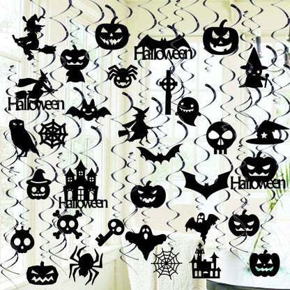 39 Pcs Halloween Hanging Swirls for Halloween Party Supplies Decorations