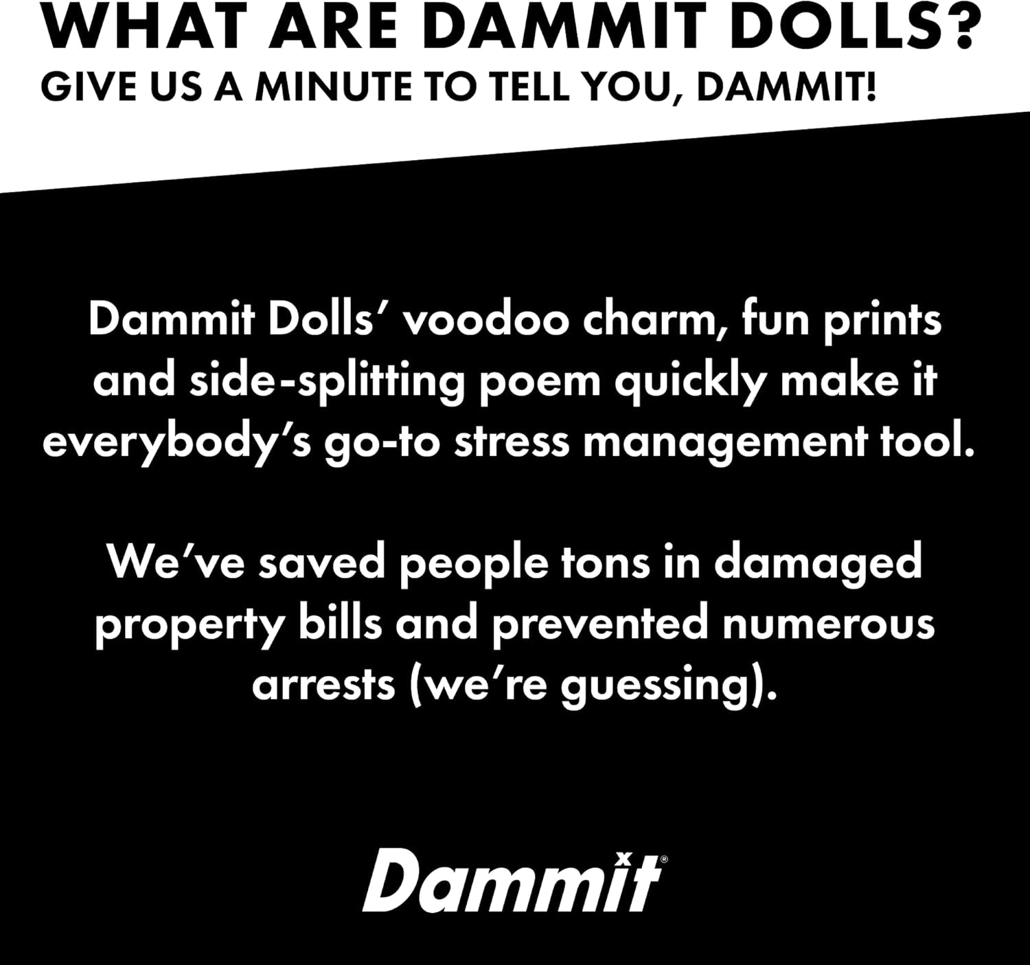- Limited Edition - Dammit Skeleton Doll - Stress Relief, Gag Gift